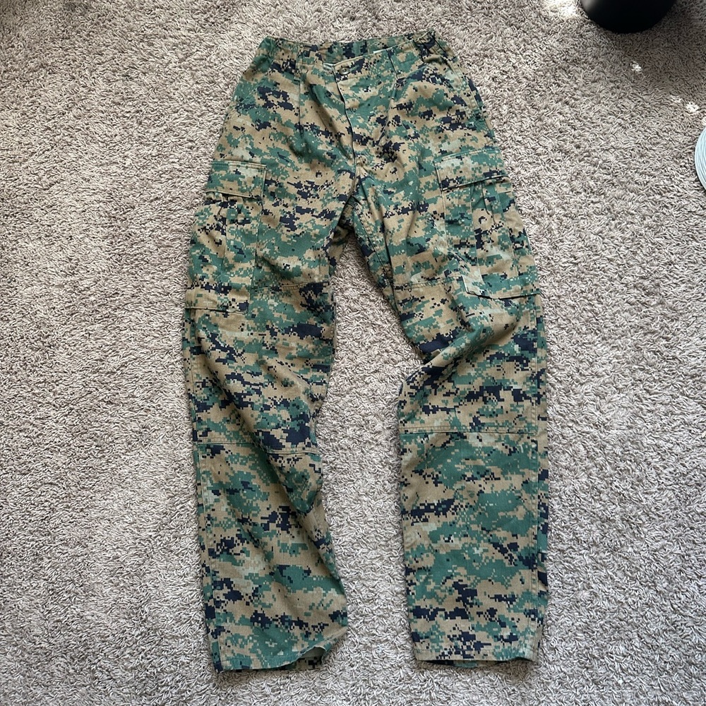 Camo cargo pants